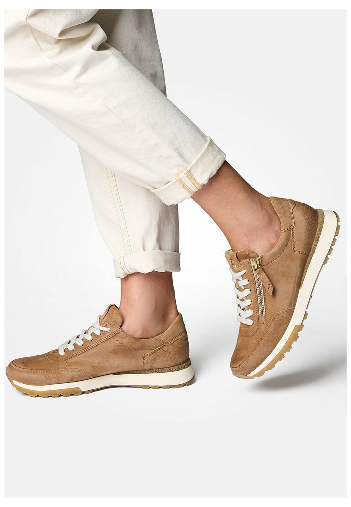 Paul Green Sneaker Veloursleder Braun