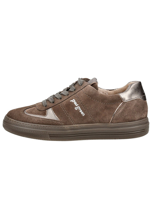 Paul Green Sneaker Veloursleder Braun