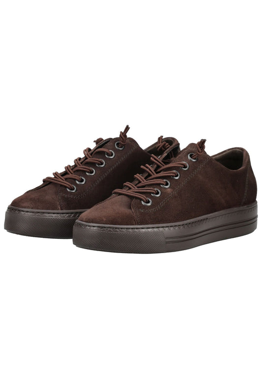 Paul Green Sneaker Veloursleder Cacao