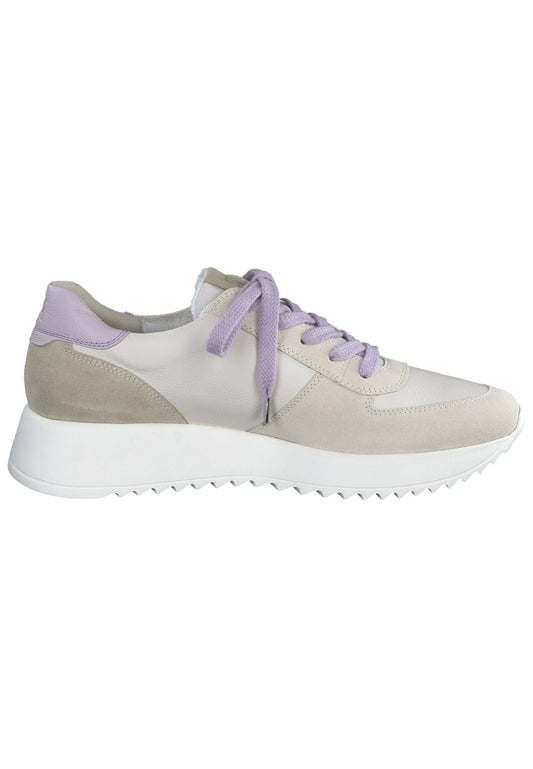 Paul Green Sneaker Veloursleder Grau/Lila