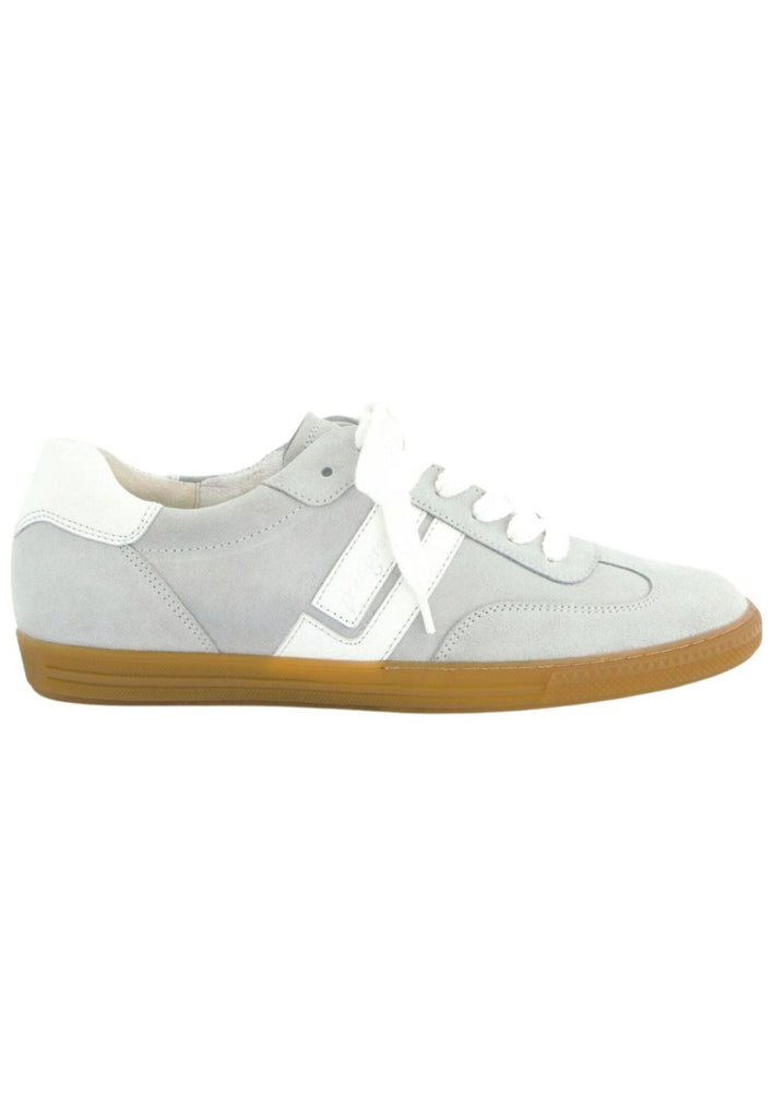 Paul Green Sneaker Veloursleder Grau/Weiß