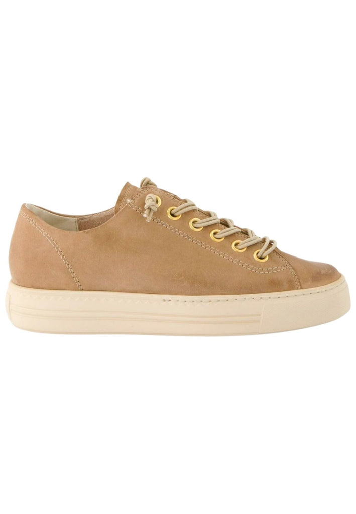 Paul Green Sneaker Veloursleder Hellbraun