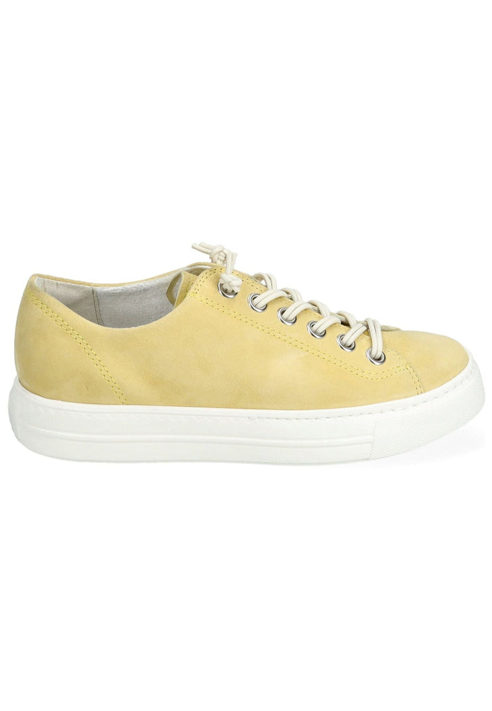 Paul Green Sneaker Veloursleder Hellgelb