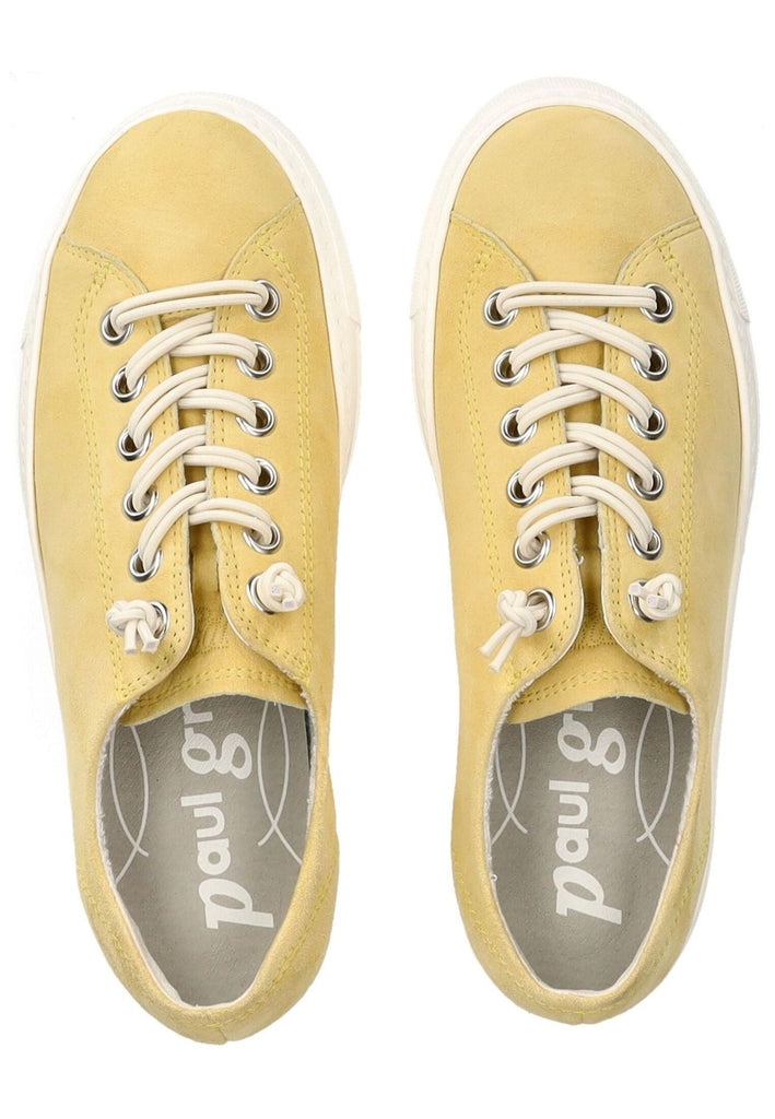 Paul Green Sneaker Veloursleder Hellgelb