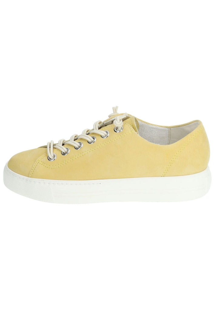 Paul Green Sneaker Veloursleder Hellgelb