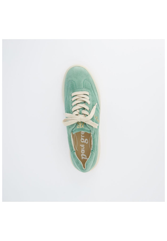 Paul Green Sneaker Veloursleder Hellgrün