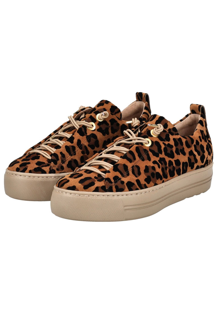 Paul Green Sneaker Veloursleder Leopard