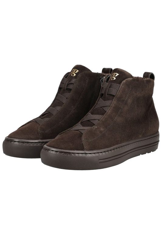 Paul Green Sneaker Veloursleder Moro