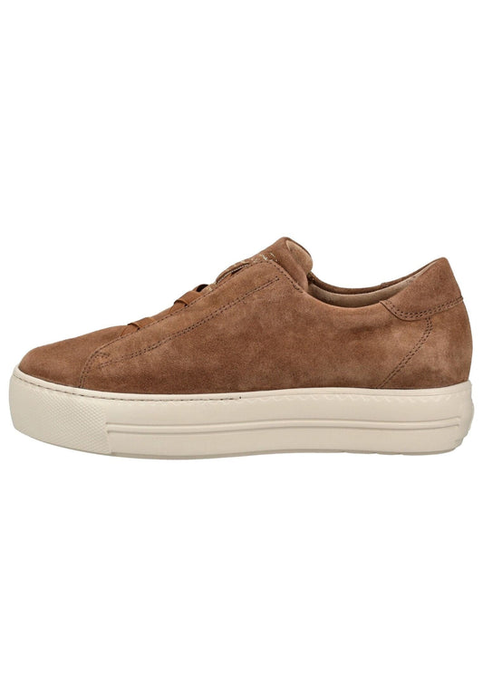 Paul Green Sneaker Veloursleder Nut