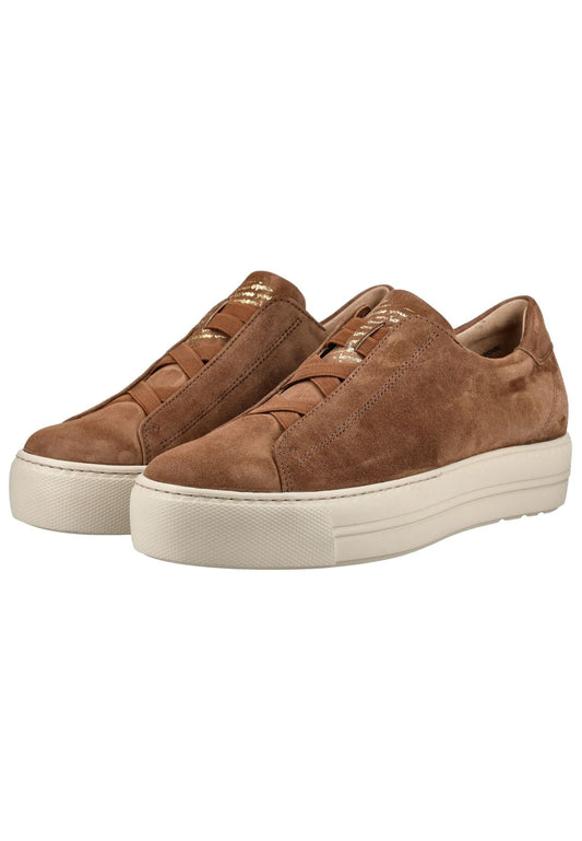 Paul Green Sneaker Veloursleder Nut