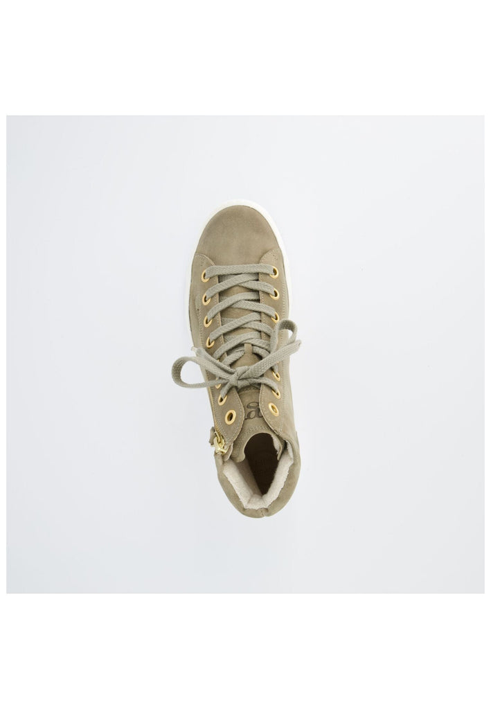 Paul Green Sneaker Veloursleder Olive