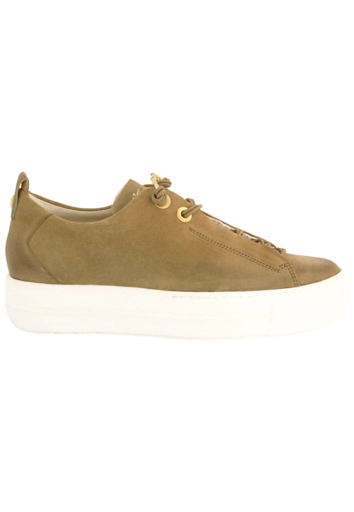 Paul Green Sneaker Veloursleder Olive
