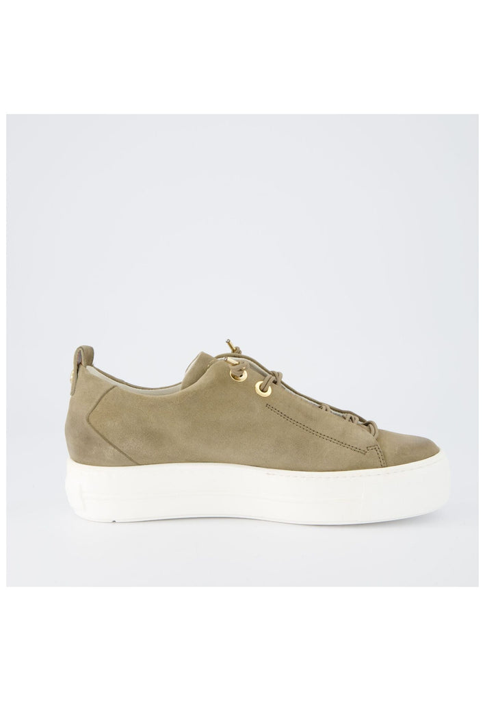 Paul Green Sneaker Veloursleder Olive