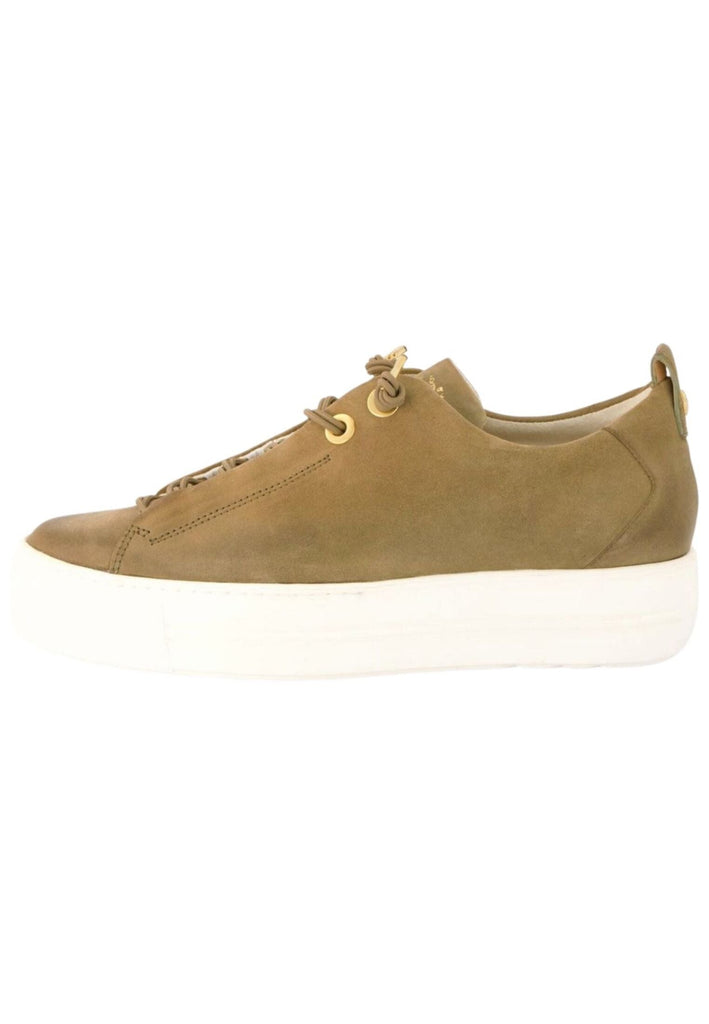 Paul Green Sneaker Veloursleder Olive