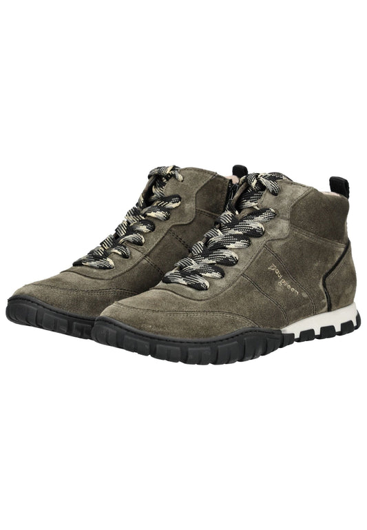 Paul Green Sneaker Veloursleder Olive