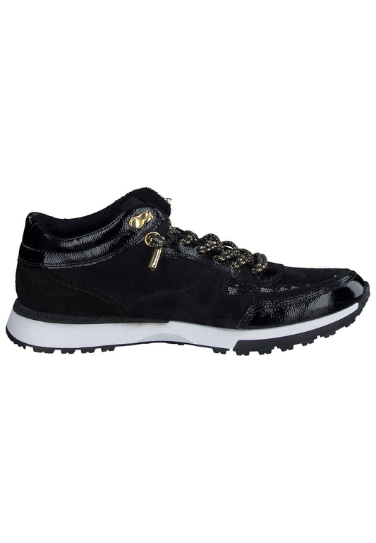 Paul Green Sneaker Veloursleder Schwarz