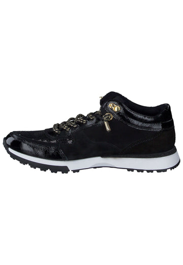 Paul Green Sneaker Veloursleder Schwarz