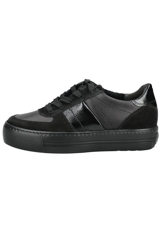 Paul Green Sneaker Veloursleder Schwarz