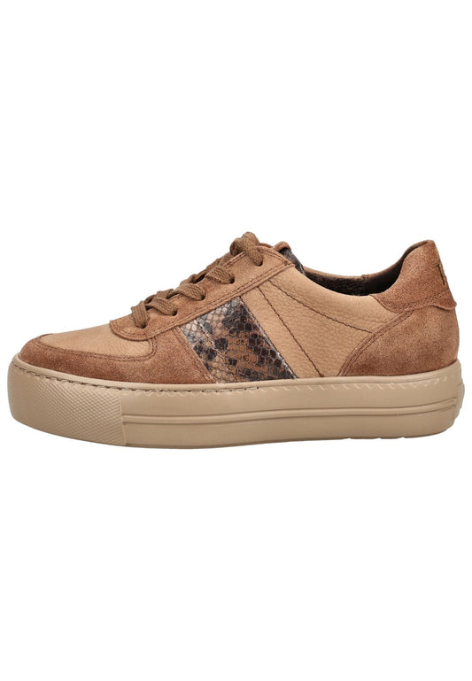 Paul Green Sneaker Veloursleder Tan