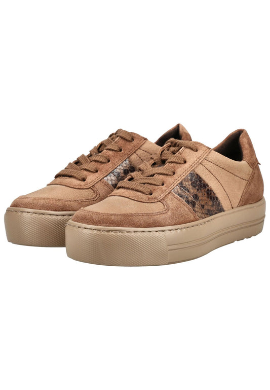 Paul Green Sneaker Veloursleder Tan