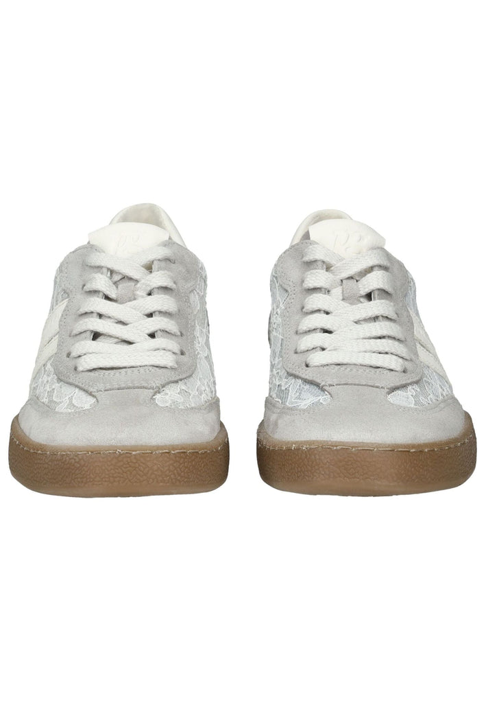 Paul Green Sneaker Veloursleder/Textil Grau/Weiß