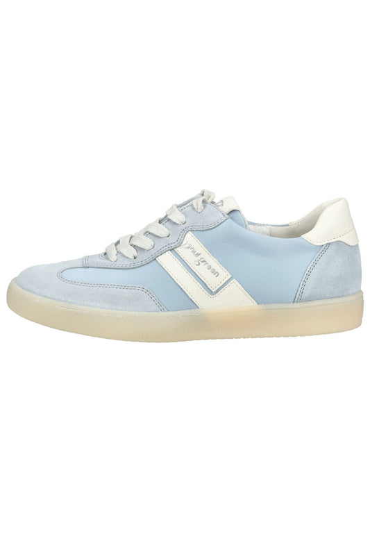 Paul Green Sneaker Veloursleder/Textil Hellblau
