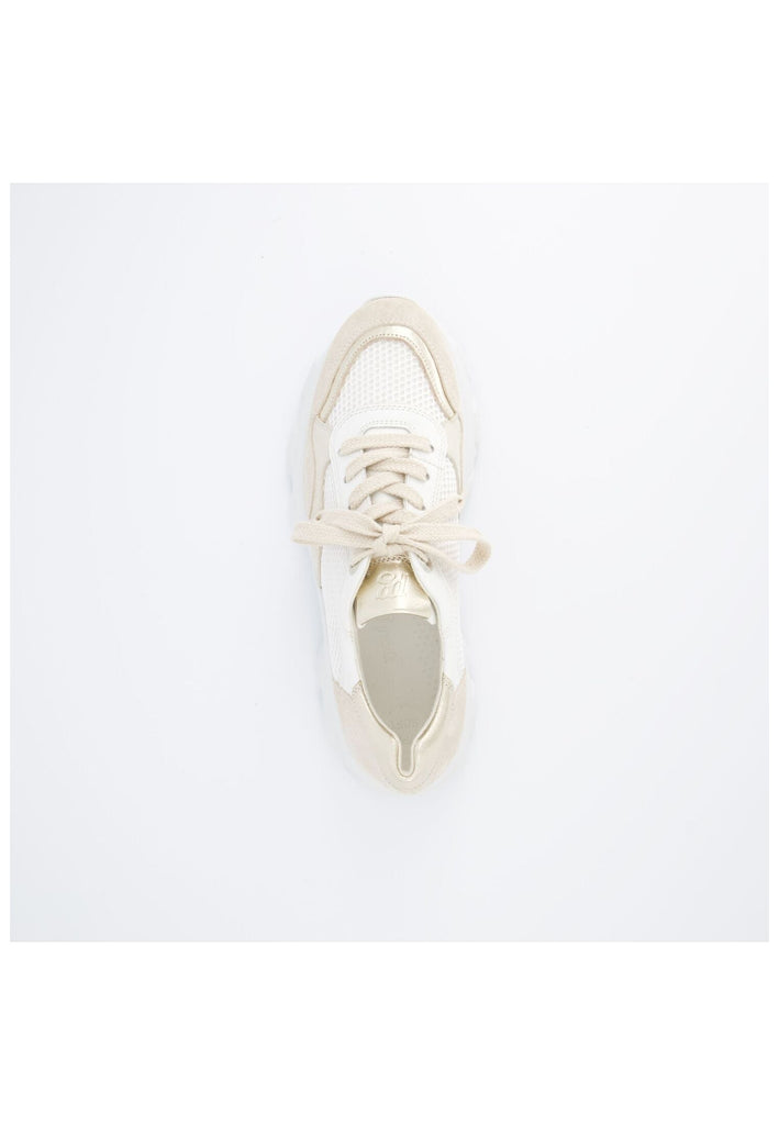 Paul Green Sneaker Veloursleder/Textil Weiß Kombi