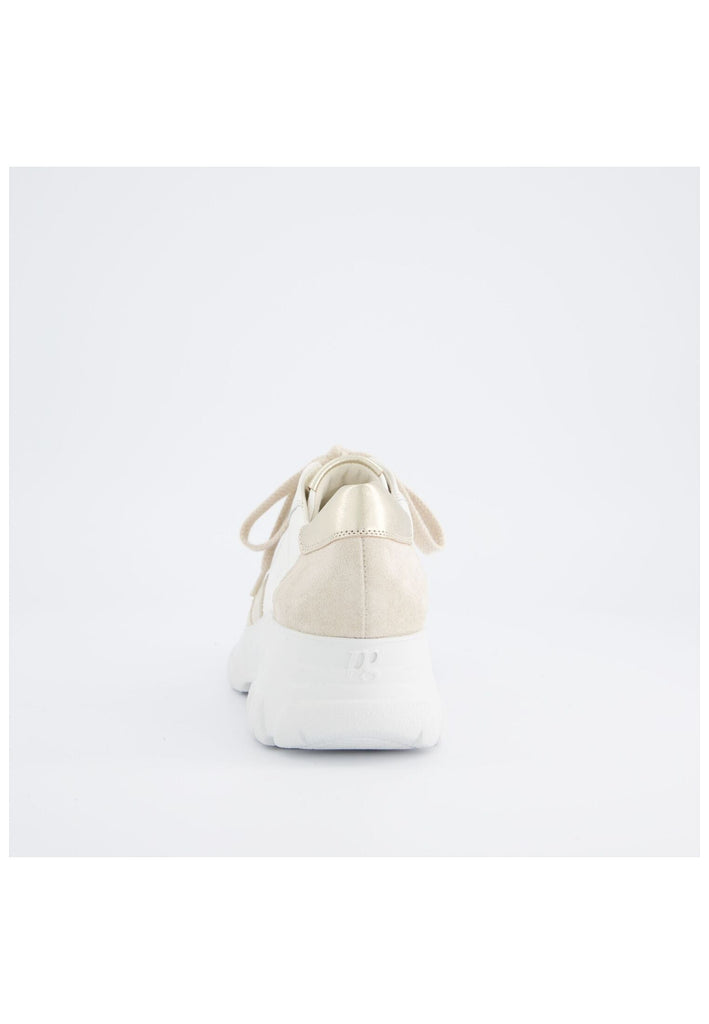 Paul Green Sneaker Veloursleder/Textil Weiß Kombi