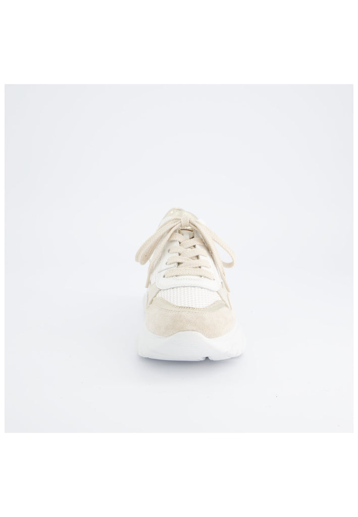 Paul Green Sneaker Veloursleder/Textil Weiß Kombi