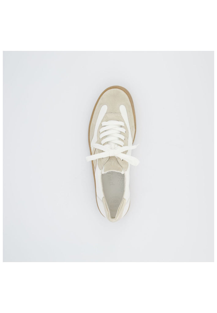 Paul Green Sneaker Veloursleder/Textil Weiß Kombi