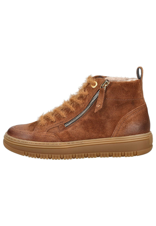 Paul Green Sneaker Veloursleder Toffee