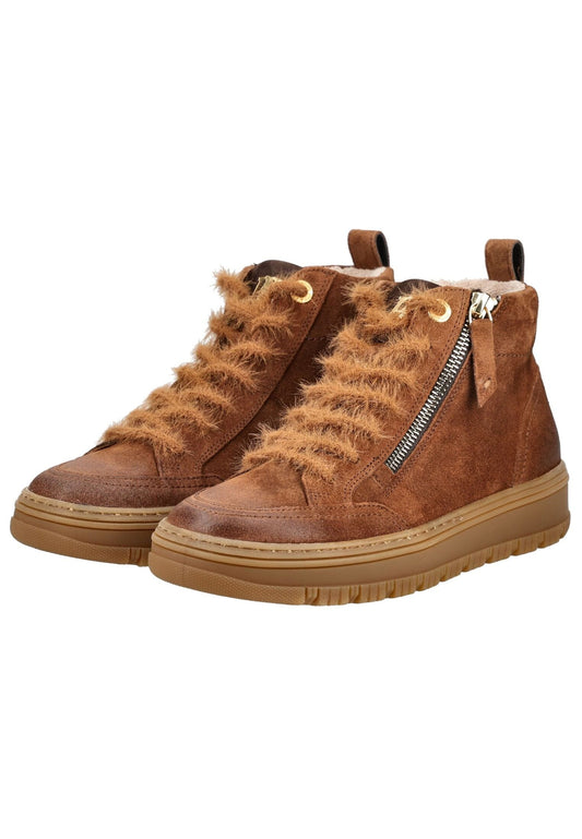 Paul Green Sneaker Veloursleder Toffee