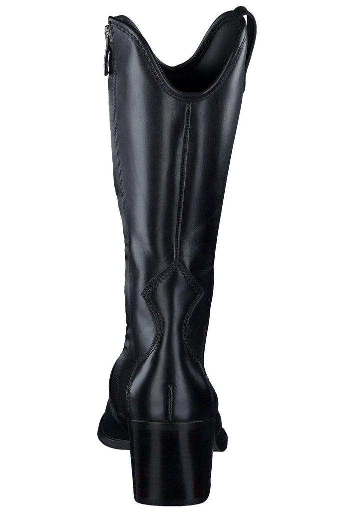 Paul Green Stiefel Glattleder Schwarz