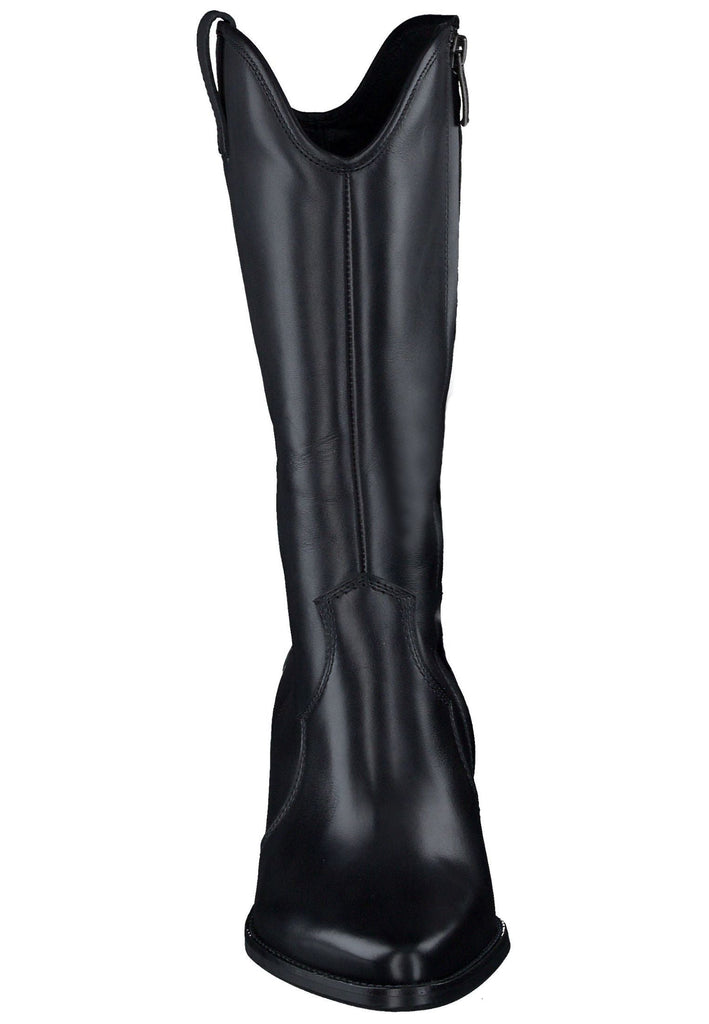 Paul Green Stiefel Glattleder Schwarz