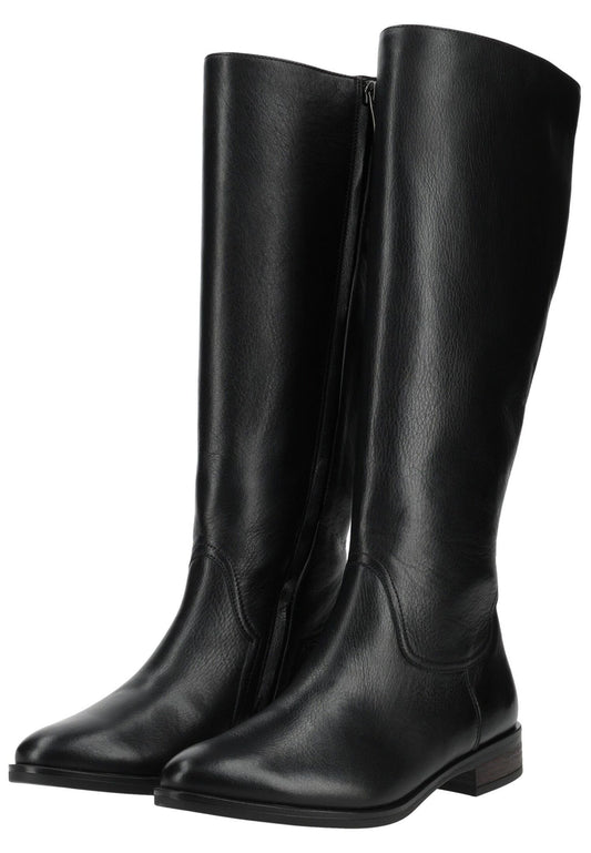Paul Green Stiefel Leder Schwarz