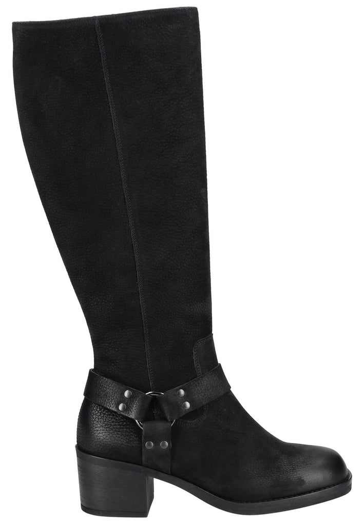 Paul Green Stiefel Nubukleder Schwarz