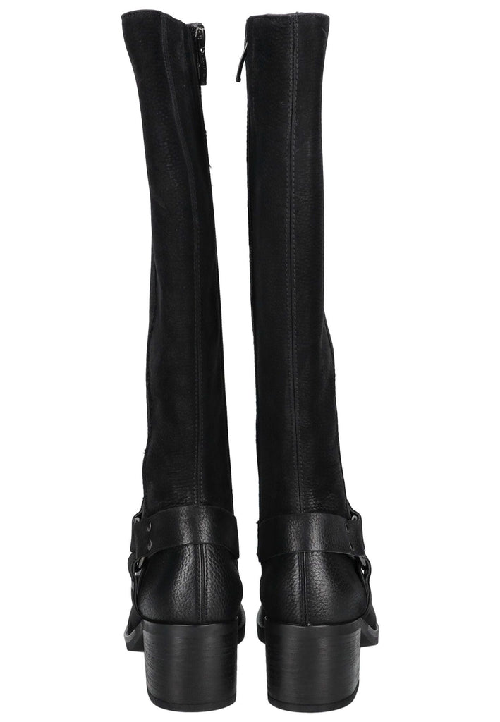 Paul Green Stiefel Nubukleder Schwarz