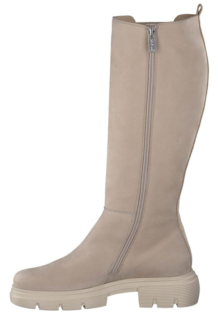 Paul Green Stiefel Nubukleder/Textil Beige