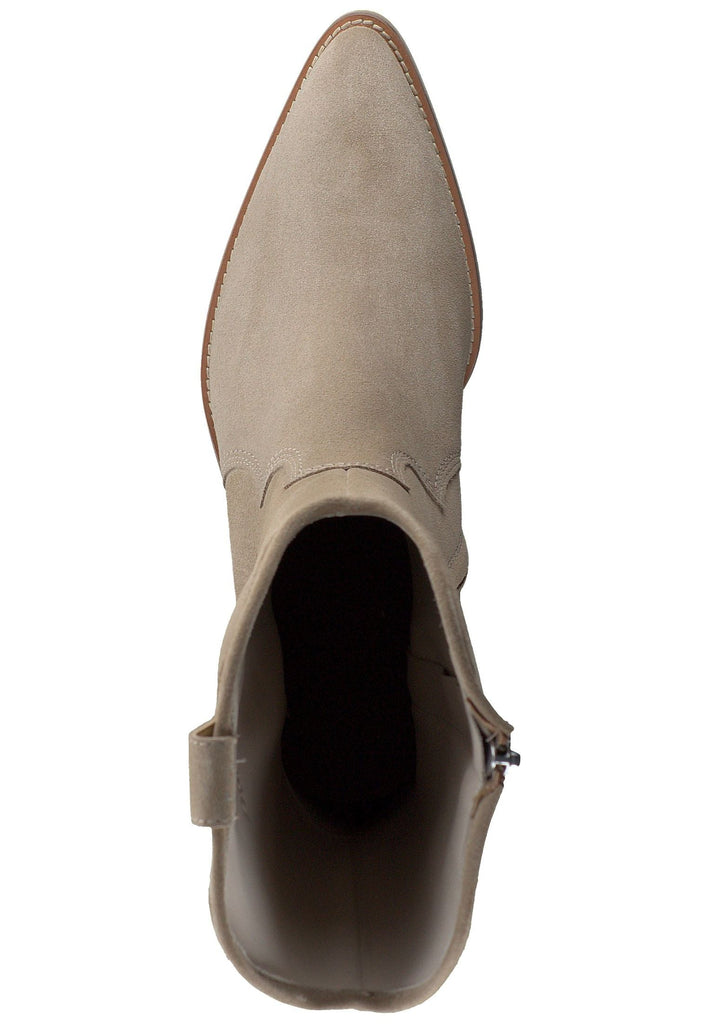 Paul Green Stiefel Veloursleder Beige