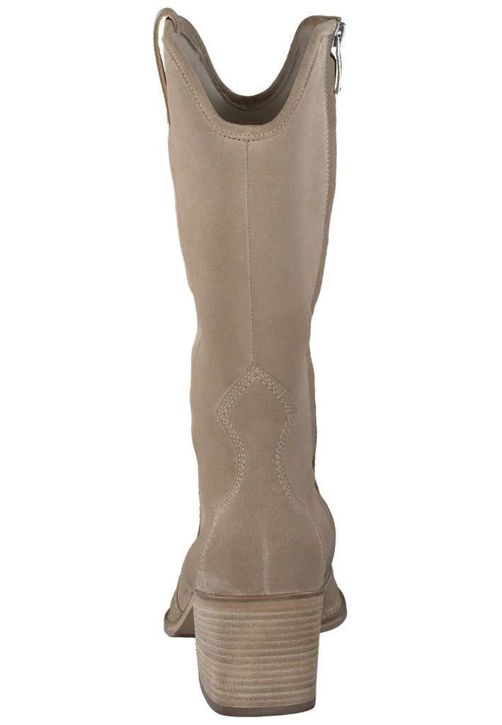 Paul Green Stiefel Veloursleder Beige