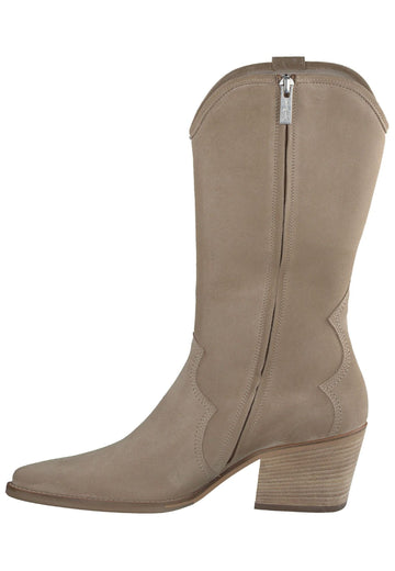Paul Green Stiefel Veloursleder Beige