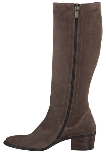 Paul Green Stiefel Veloursleder Braun/Grau