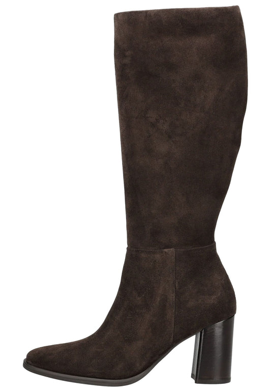 Paul Green Stiefel Veloursleder Mocca