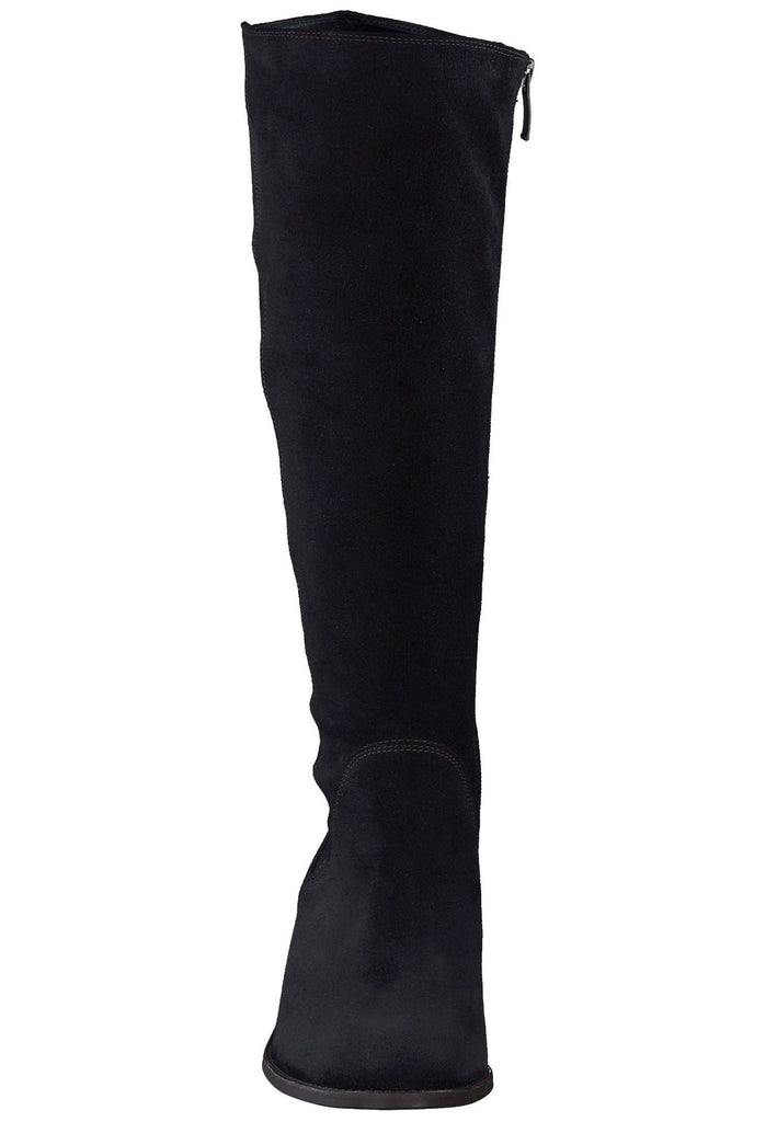 Paul Green Stiefel Veloursleder Schwarz