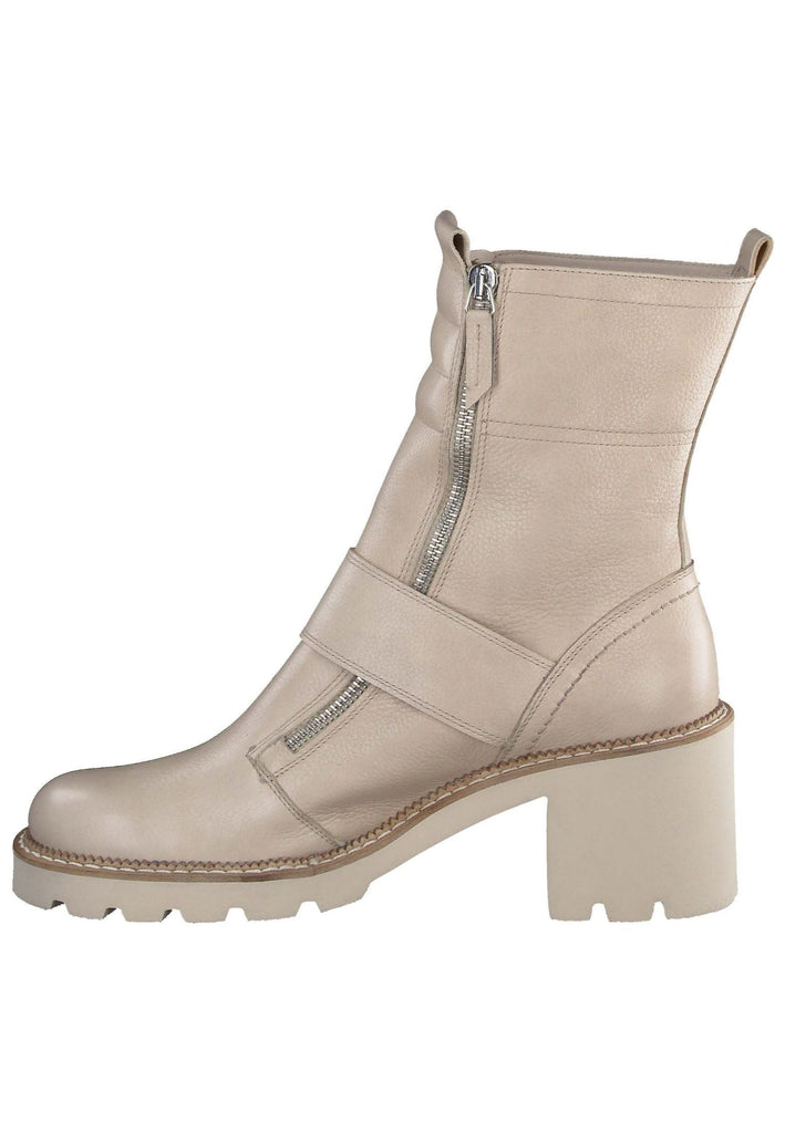 Paul Green Stiefelette Glattleder Beige