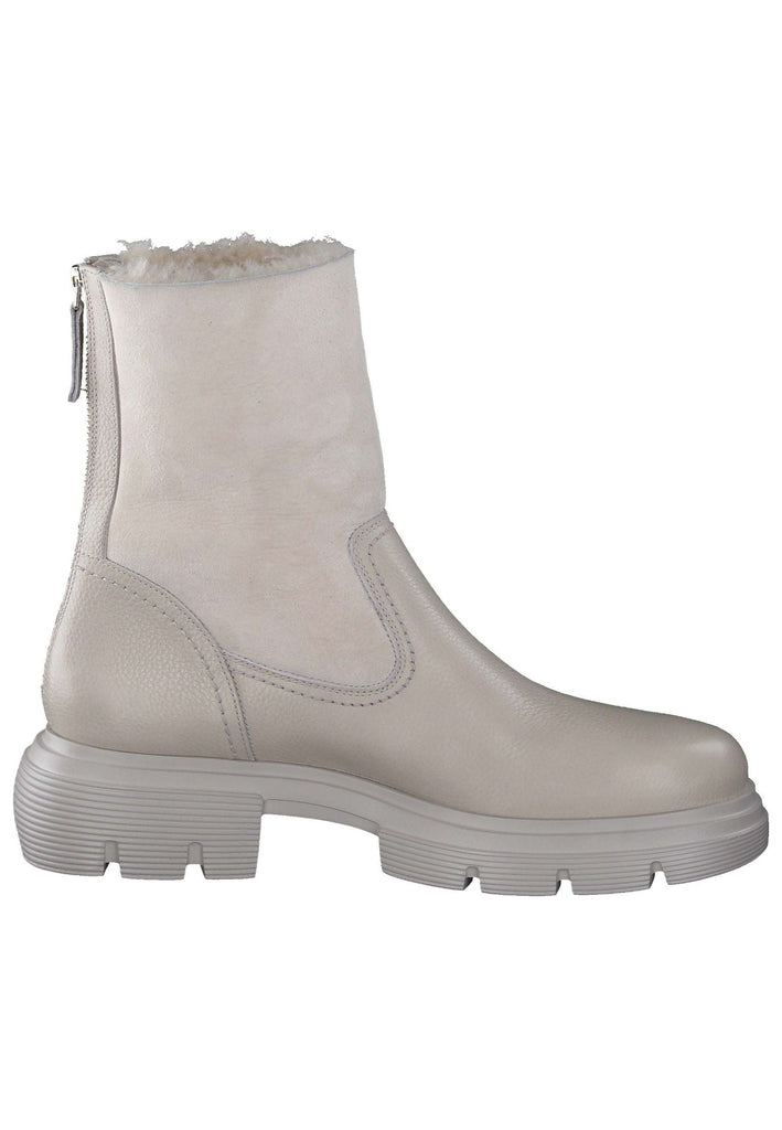 Paul Green Stiefelette Glattleder Beige Warmfutter