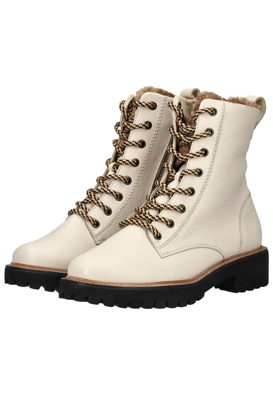Paul Green Stiefelette Glattleder Beige Warmfutter