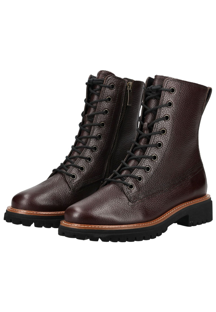 Paul Green Stiefelette Glattleder Braun