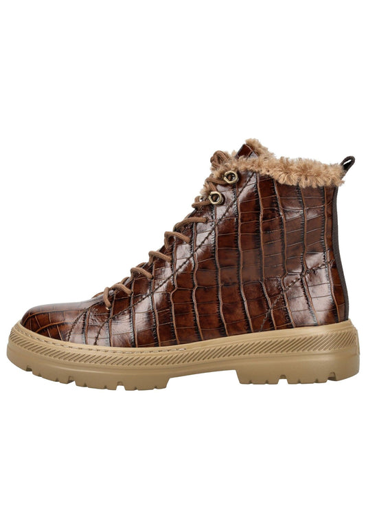 Paul Green Stiefelette Glattleder Cigar Warmfutter
