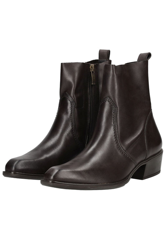 Paul Green Stiefelette Glattleder Espresso